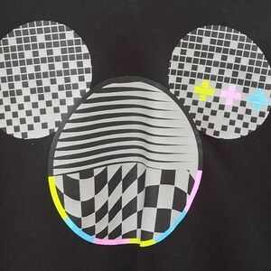 Disney Mickey Mouse Robot Black T-Shirt Unisex